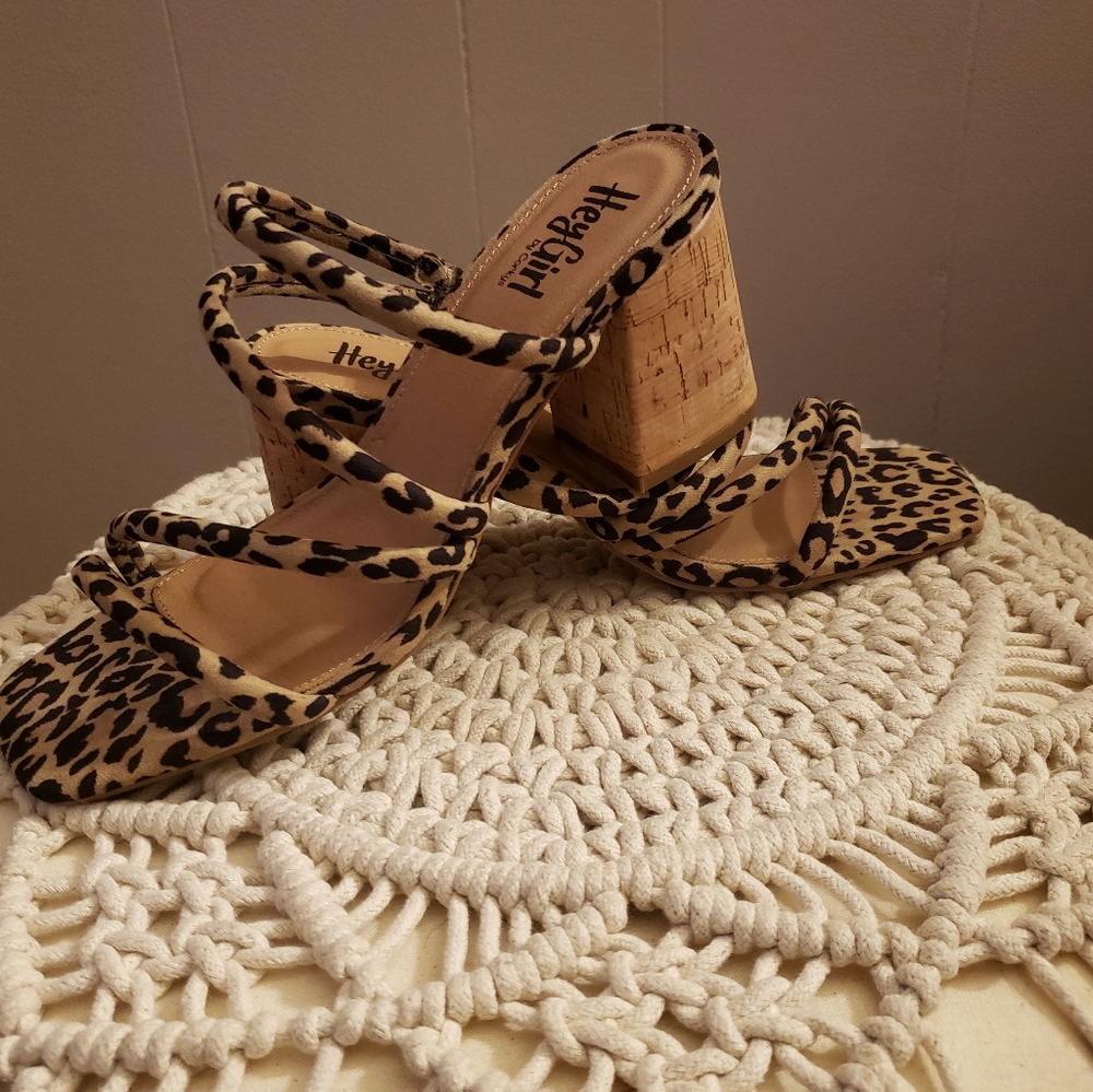 Leopard Print Women's Sandals